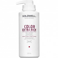 Maska Goldwell Dualsenses Color Extra Rich 60s nabłyszczająca do grubych włosów farbowanych i naturalnych 500ml