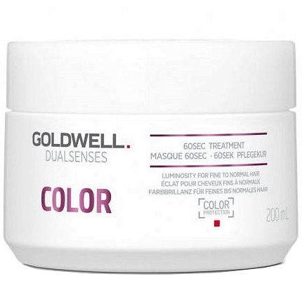 Maska Goldwell Dualsenses Color 60-sek nabłyszczająca do włosów farbowanych i naturalnych 200ml Według rodzaju włosów Goldwell 4021609061021