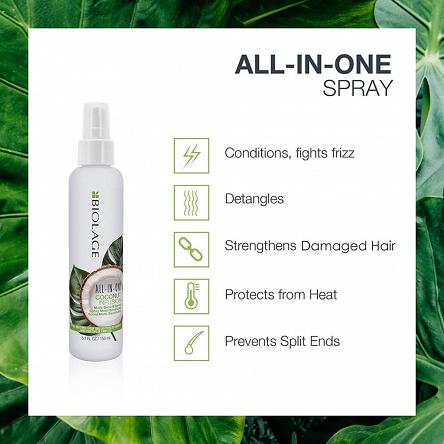Spray Biolage Coconut Infusion All in one wielofunkcyjny do każdego rodzaju włosów 400ml Odżywki do włosów Matrix 884486449221