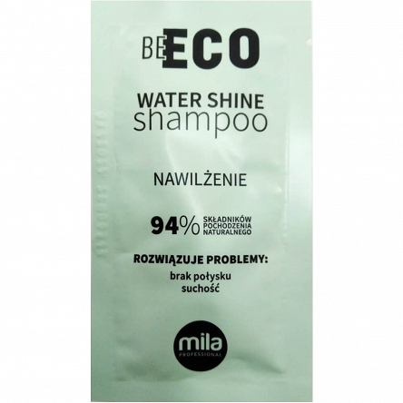Szampon Mila Professional Water Shine, nawilżający saszetka 10ml Szampony do włosów Mila 5907688774917