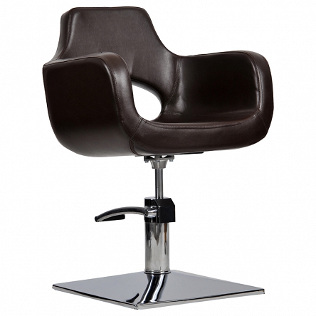 Fotel fryzjerski Italpro Mediolan, czarny dostępny w 48h  Fotele fryzjerskie Italpro