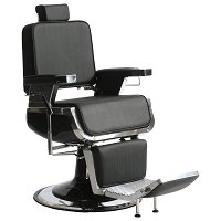 Fotel Super Salon DARK barberski, czarny dostępny w 48H