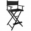 Krzesło Activ LOOK do makijażu aluminiowe czarne Fotele do manicure Activ 11459