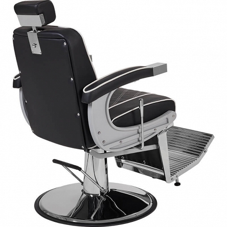 Fotel fryzjerski Ayala BARBER BORG barberski czarny dostępny w 48h Fotele barberskie Ayala