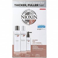 Zestaw Nioxin System 3 do pielęgnacji włosów farbowanych, szampon 150ml, odżywka 150ml, kuracja 50ml