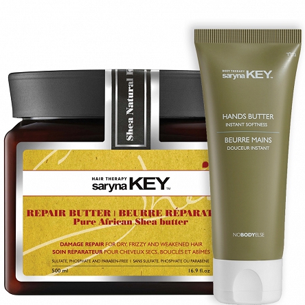 Zestaw Saryna Key Duet Repair maska do włosów 500ml i krem do dłoni Hand Butter 75ml Maski do włosów Saryna Key 7290108476606