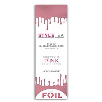 Folia Styletek Coloring Sheets XL, do balejażu i koloryzacji włosów, różne kolory 200szt. folie fryzjerskie Styletek 832303001046