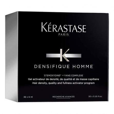Kuracja ampułka koncentrat Kerastase Densifique Homme 30 x 6 ml dla mężczyzn Ampułki do włosów cienkich Kerastase 3474636356010