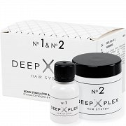 Kuracja Stapiz Deep Plex No.1 & No.2 odbudowująca do włosów, wzmacniacz 15ml + stymulator wiązań 60ml