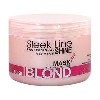 Maska Stapiz Sleek Line Blond Blush do włosów blond z różowym barwnikiem 250ml