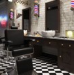 Fotel fryzjerski Ayala BARBER STIG czarny męski dostępny w 48H Fotele barberskie Ayala