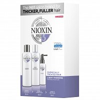 Zestaw Nioxin System 5 do pielęgnacji włosów po zabiegach chemicznych, szampon 150ml, odżywka 150ml, kuracja 50ml