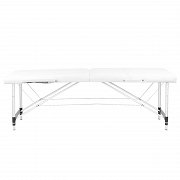 Stół Activ Komfort 2 składany do masażu (aluminiowy), segmentowy biały