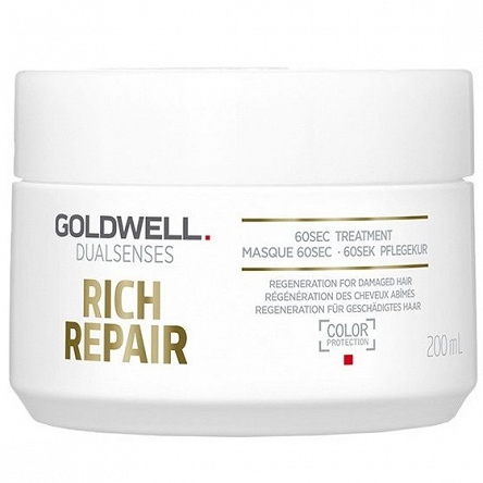 Maska Goldwell Dualsenses Rich Repair 60s 200ml Maska do włosów zniszczonych Goldwell 4021609061397