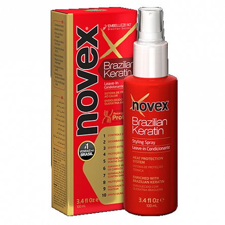 Spray Novex Brazilian Keratin Leave-in 100ml Spraye do włosów Novex 7896013559030