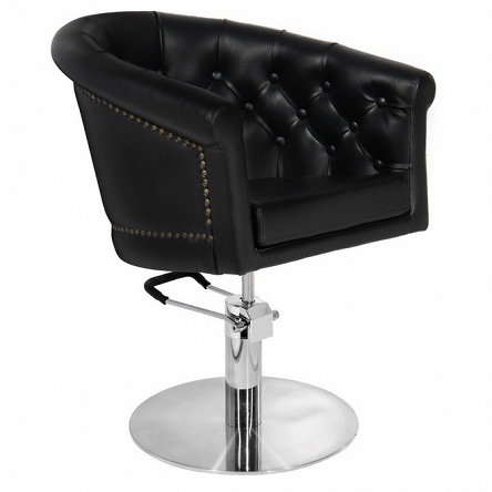 Fotel Gabbiano LONDYN fryzjerski czarny dostępny w 48H Fotele fryzjerskie Gabbiano 5906717426995