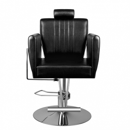 Fotel fryzjerski Hair System 0-179 czarny dostępny w 48h Fotele barberskie Hair System 5906717414169