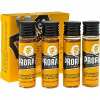 Olejki Proraso Wood & Spice Hot Oil do pielęgnacji brody 4x17ml
