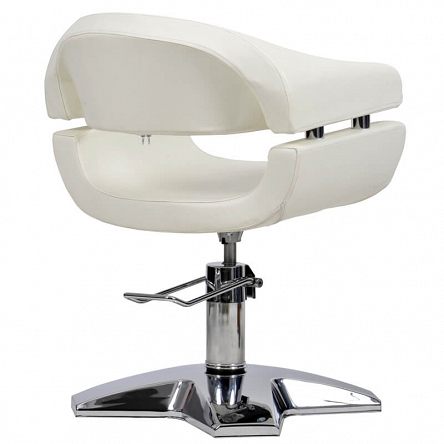 Fotel fryzjerski Italpro Gamma, ecru dostępny w 48h Fotele fryzjerskie Italpro