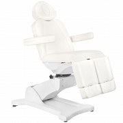Fotel Activ AZZURRO PEDI 869AS kosmetyczny elektryczny, obrotowy biały dostępny w 48h