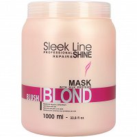 Maska Stapiz Sleek Line Blond Blush do włosów blond z różowym barwnikiem 1000ml