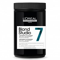 Rozjaśniacz Loreal Blond Studio 7 Clay Powder do włosów, bez amoniaku 500g