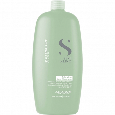 Szampon Alfaparf Semi Di Lino Scalp Rebalance Oil Skin oczyszczający nadmiar sebum do włosów i skóry głowy 1000ml Szampony do włosów Alfaparf 8022297095929