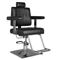Fotel barberski Hair System SM185 czarny dostępny w 48h