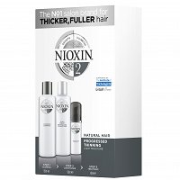 Zestaw Nioxin System 2 do pielęgnacji włosów naturalnych, szampon 150ml, odżywka 150ml, kuracja 50ml
