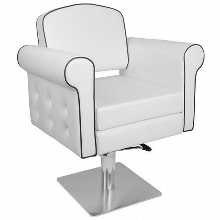 Fotel fryzjerski Gabbiano ATENY biały dostępny w 48H Fotele fryzjerskie Gabbiano 10138