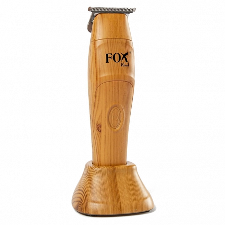Trymer Fox Wood Profesjonalny bezprzewodowy do strzyżenia brody i włosów Maszynki do strzyżenia Fox 5904993466353