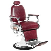 Fotel barberski Gabbiano Moto Style bordowy dostępny w 48H