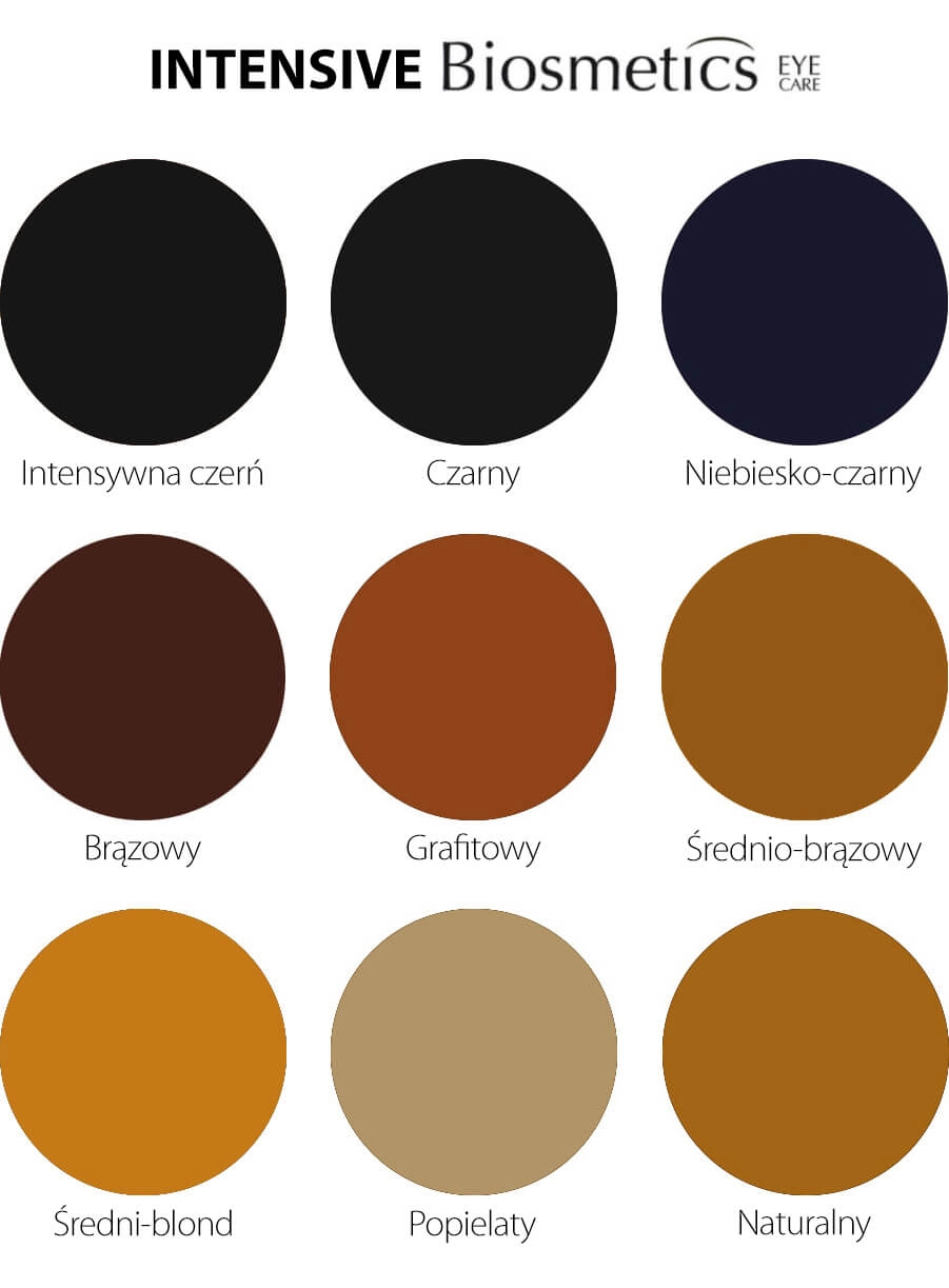 Intensive Biosmetics kolory henny do rzęs