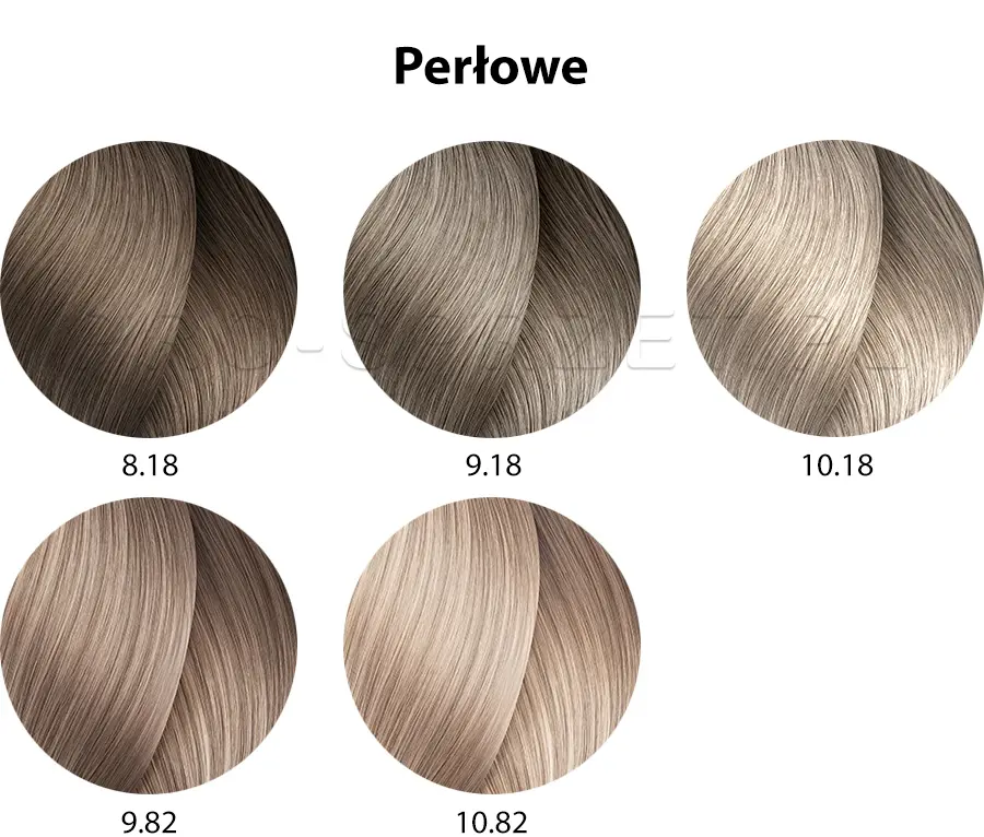 Loreal Dia Light paleta kolorów, kolekcja perłowe