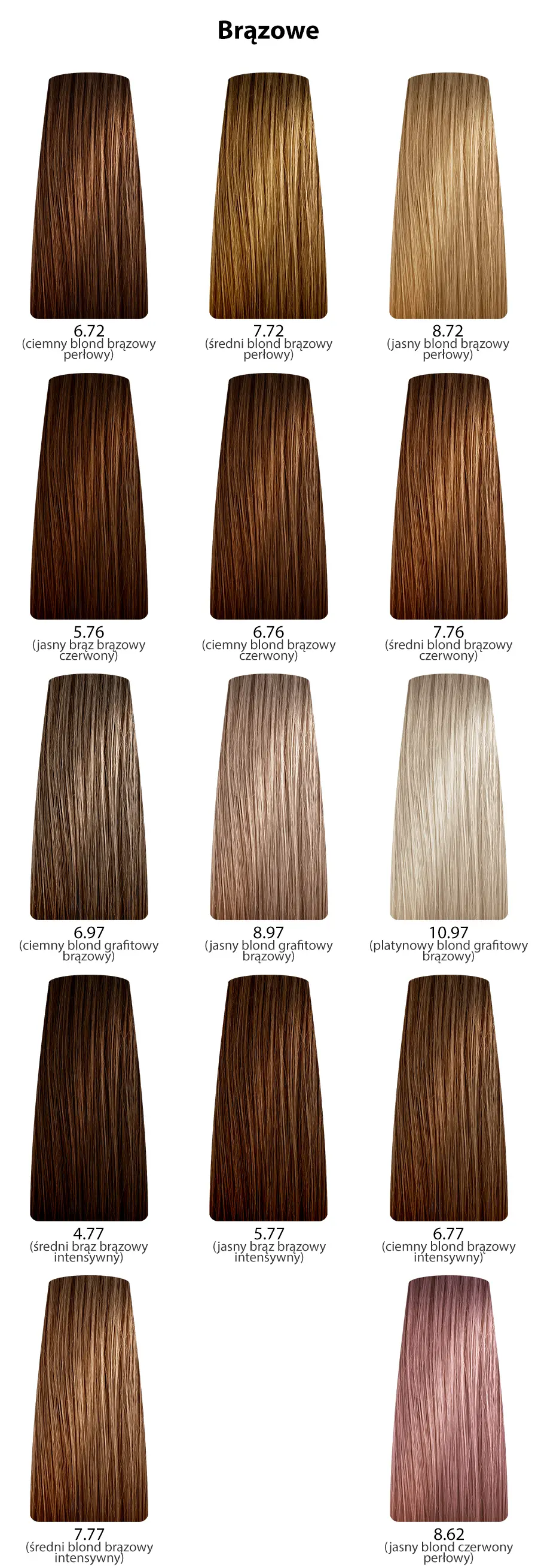 Dusy Professional Color Creations Farba do włosów - kolory brązowe, blond intense i specjalne