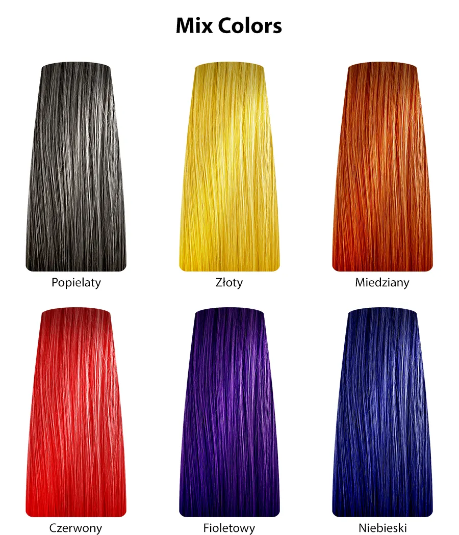 Dusy Professional Color Creations Farba do włosów - kolory mixy kolorów