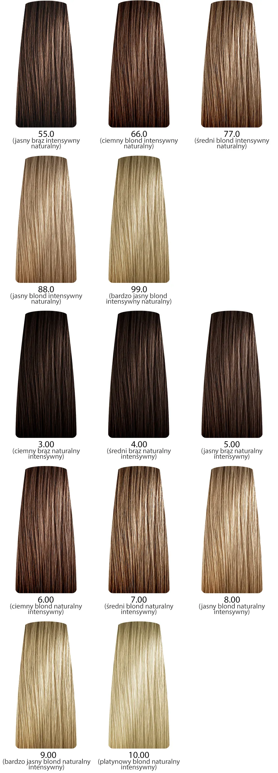 Dusy Professional Color Creations Farba do włosów kolory naturalne 2