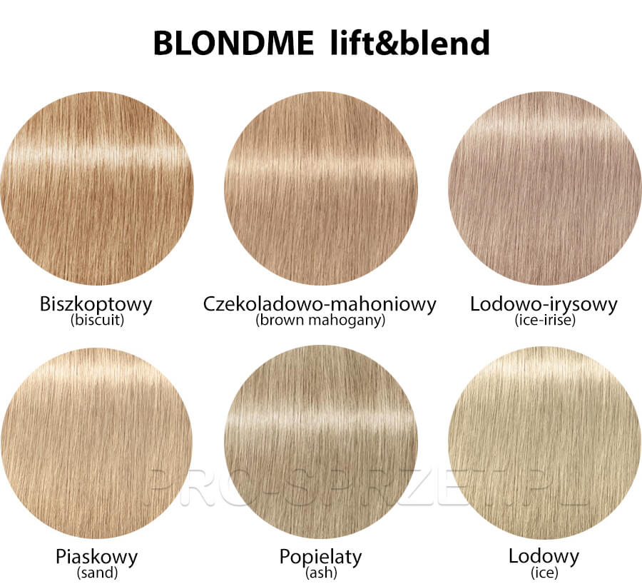 Schwarzkopf Blondme lift&blend Farba do włosów siwych