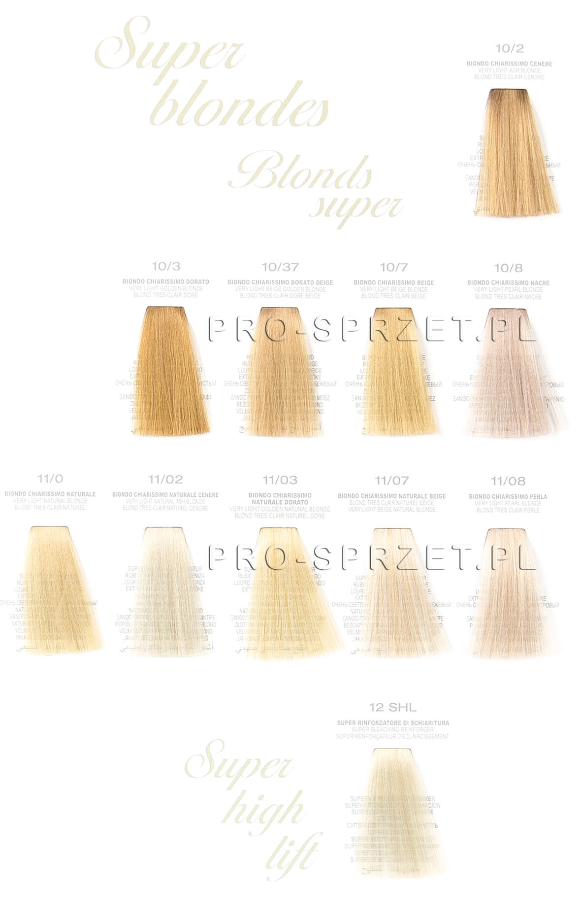 paleta super blond lisap