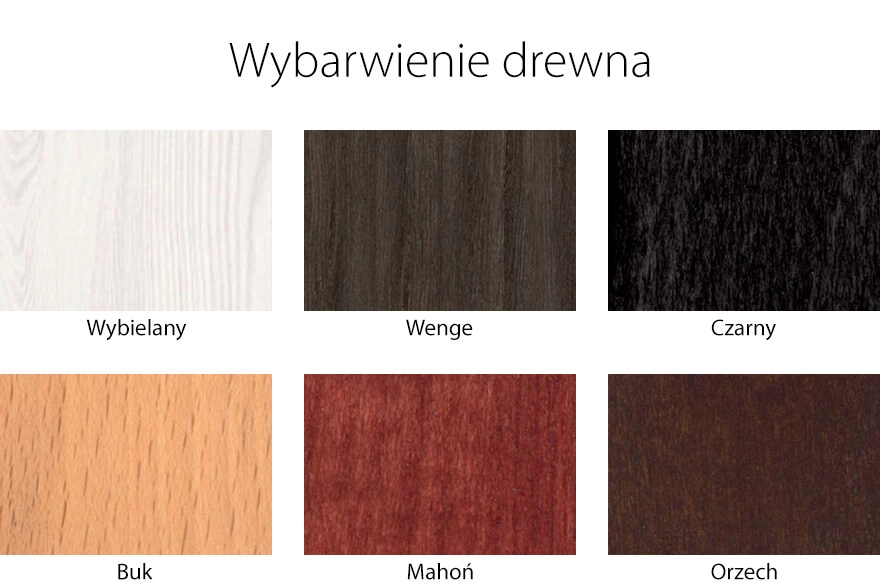 Panda wzornik wybarwienia drewna, fornir