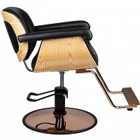 Fotel fryzjerski Gabbiano Wenecja czarny Gabbiano 5906717434792