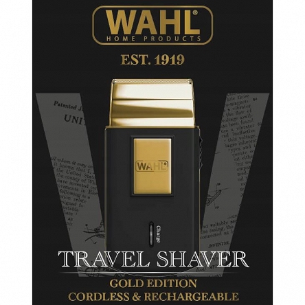 Golarka Wahl 3615 Travel Shaver Gold Edition do brody, bezprzewodowa Maszynki do strzyżenia Wahl 043917008363
