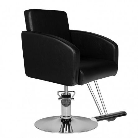 Fotel fryzjerski Hair System HS40, czarny dostępny w 48h Fotele fryzjerskie Hair System 5906717420085