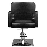 Fotel fryzjerski Hair System SM343, czarny dostępny w 48h Fotele fryzjerskie Hair System 5906717429019