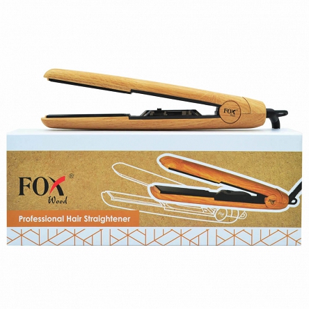Prostownica Fox Wood Profesjonalna ceramiczna do włosów Prostownice do włosów Fox 5904993466438