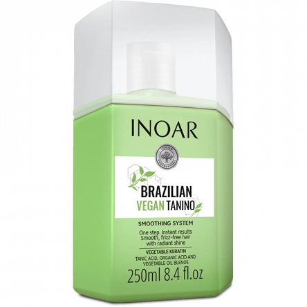 Kuracja wygładzająca włosy Inoar Brazilian Vegan Tanino Taninoplastia 250ml Inoar 7908124404496
