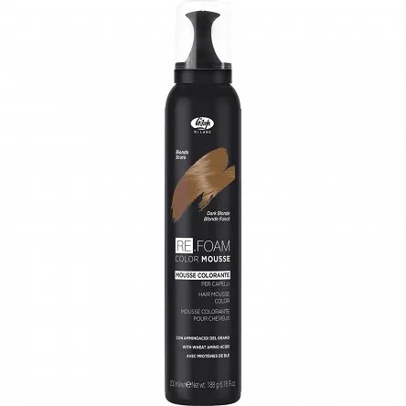 Pianka koloryzująca Lisap Re.Foam Color Musse do włosów, różne kolory 200ml Szampony i spraye koloryzujące Lisap 1303000130012
