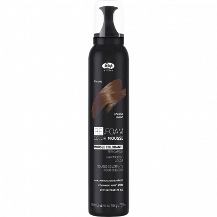 Pianka koloryzująca Lisap Re.Foam Color Musse do włosów, różne kolory 200ml Szampony i spraye koloryzujące Lisap 1303000130012