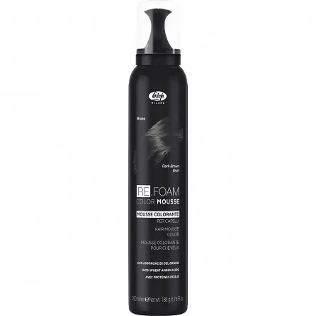 Pianka koloryzująca Lisap Re.Foam Color Musse do włosów, różne kolory 200ml Szampony i spraye koloryzujące Lisap 1303000130012