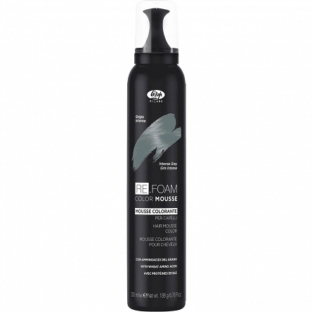 Pianka koloryzująca Lisap Re.Foam Color Musse do włosów, różne kolory 200ml Szampony i spraye koloryzujące Lisap 1303000130012